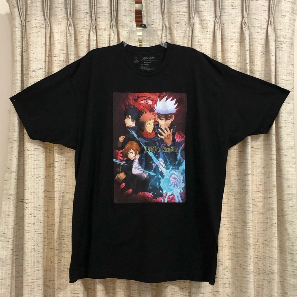 Crunchyroll Black JuJuTsu Kaisen Graphic Short Sleeve Tee